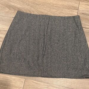 Reformation Charcoal Mini Skirt